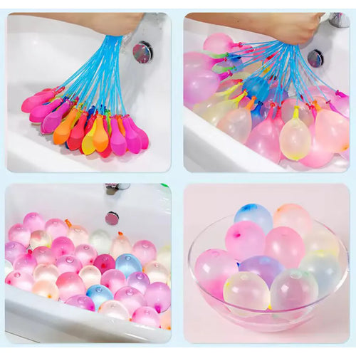 111 pcs fast fill self sealing water balloons for summer outdoor games