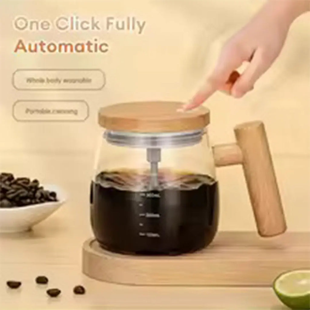 self stirring coffee mug automatic mixing cup