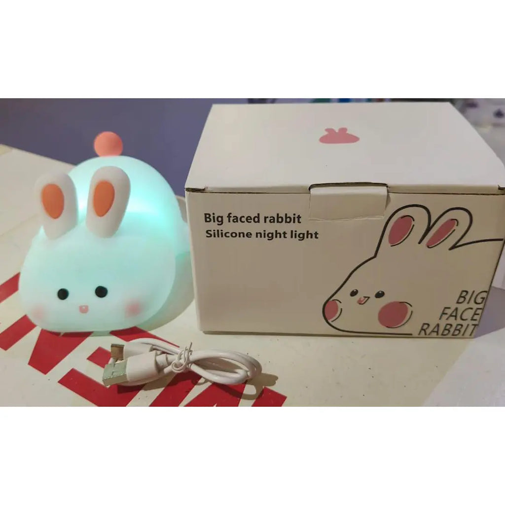 portable rabbit led lamp usb rechargeable