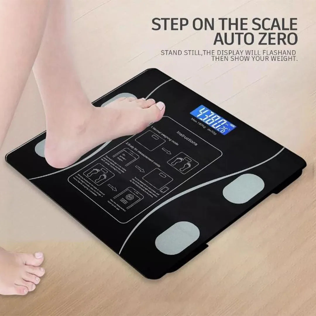 Smart body composition scale with Bluetooth and multiple measurements