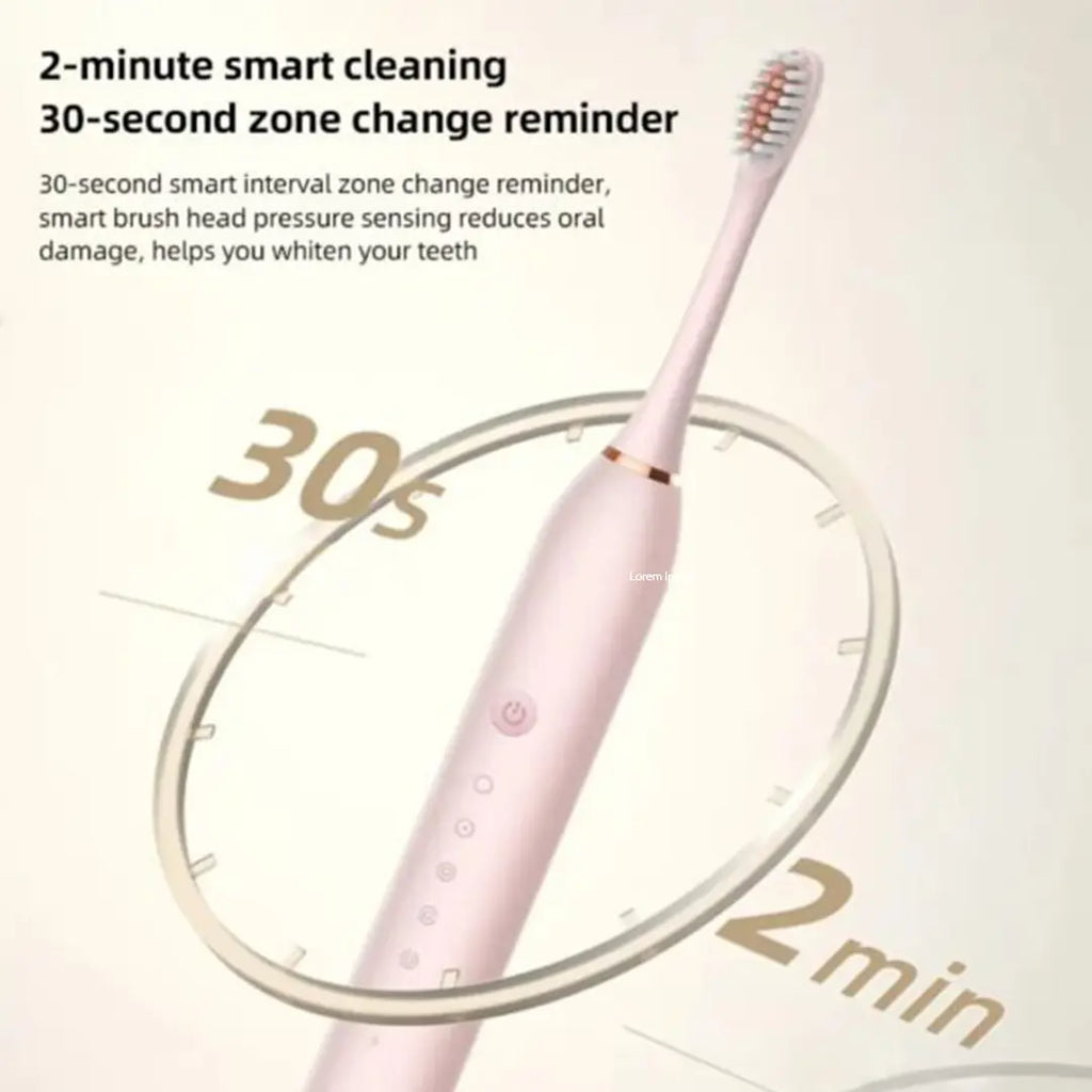 electric toothbrush soft bristles deep clean