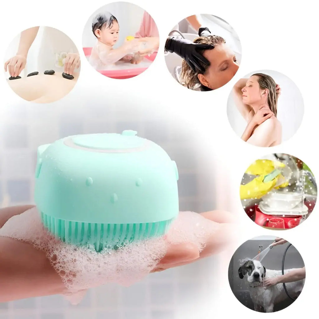 body cleaning brush silicone scrubber set pakistan