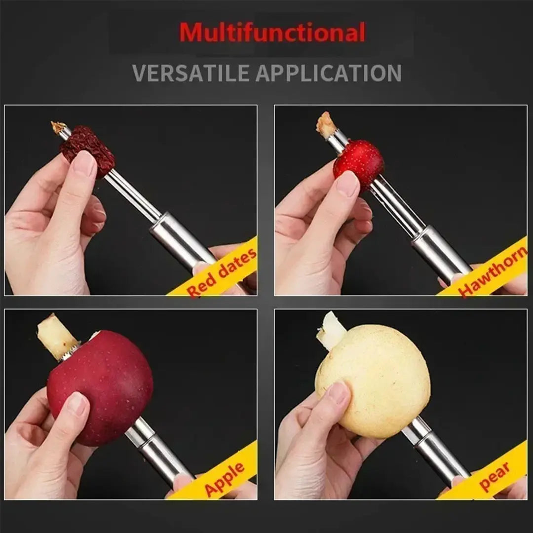 stainless steel apple core remover tool