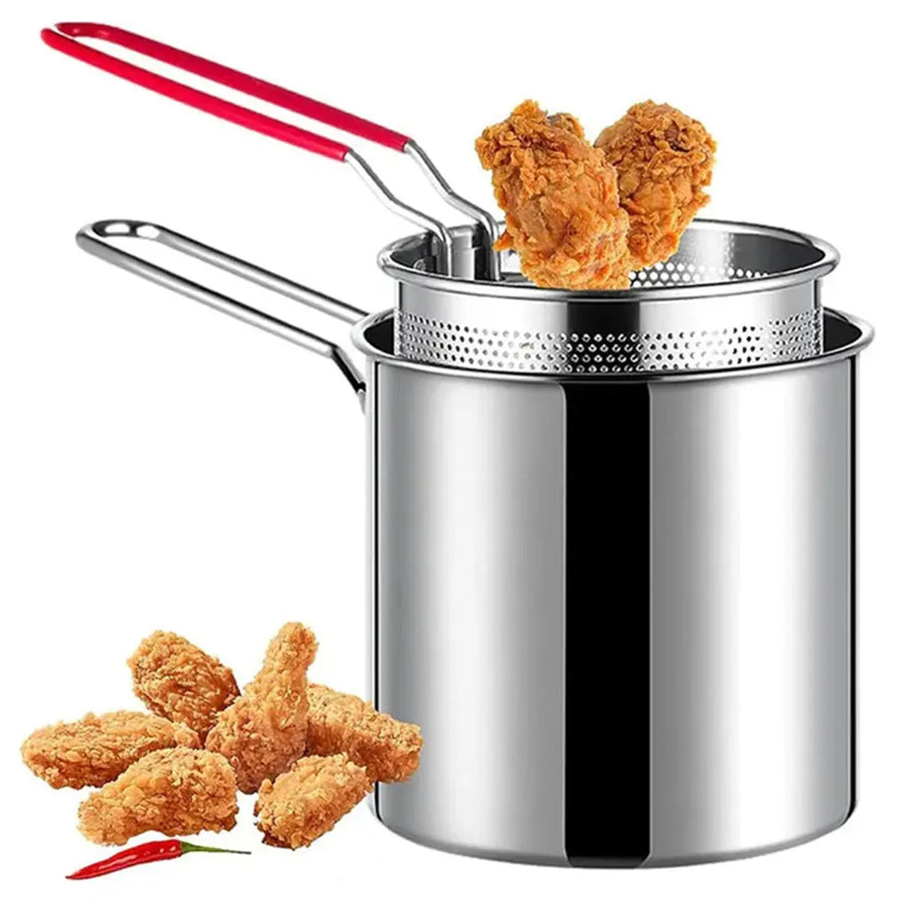 oil draining fryer pot home kitchen