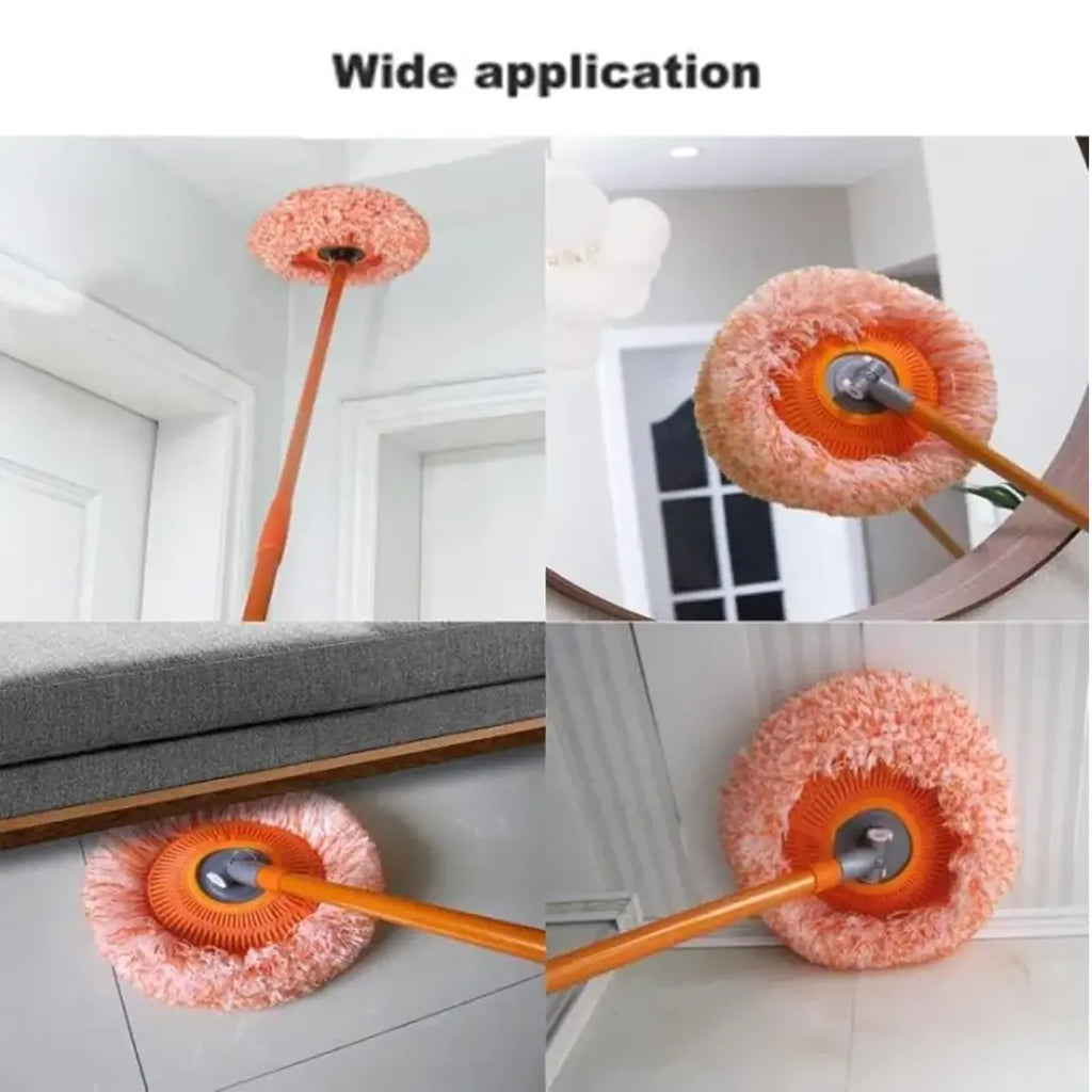 360 rotating microfiber mop with extendable handle