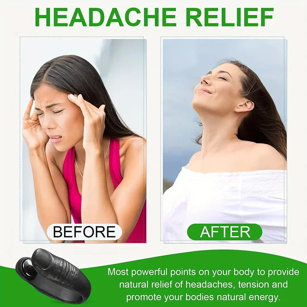 hand pressure clip for natural pain relief