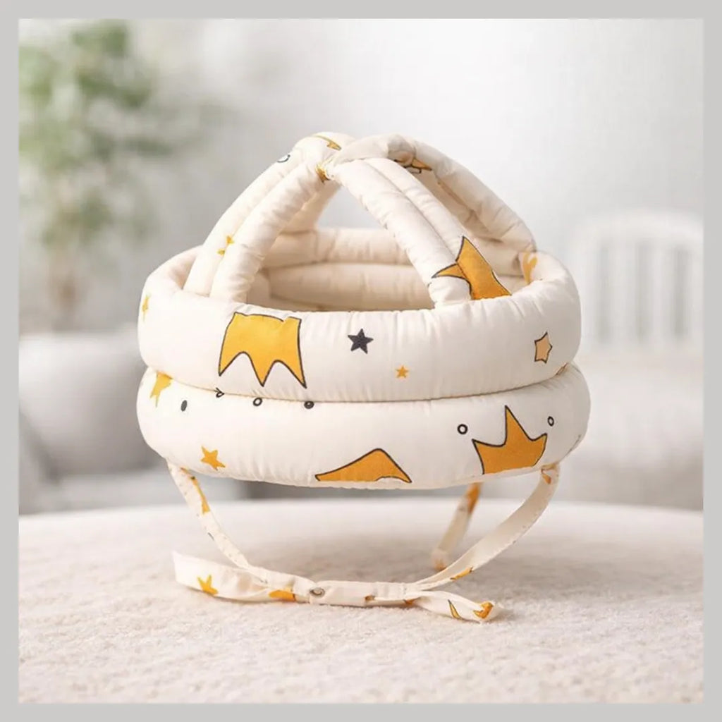 Impact resistant toddler guard hat for walking and crawling practice