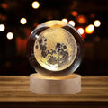 3d moon crystal ball led night lamp usb