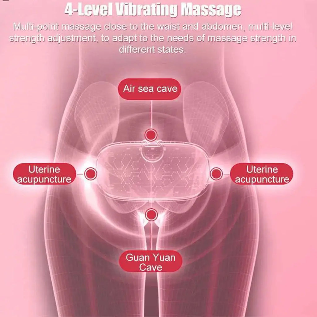 vibration massager belt for abdominal comfort