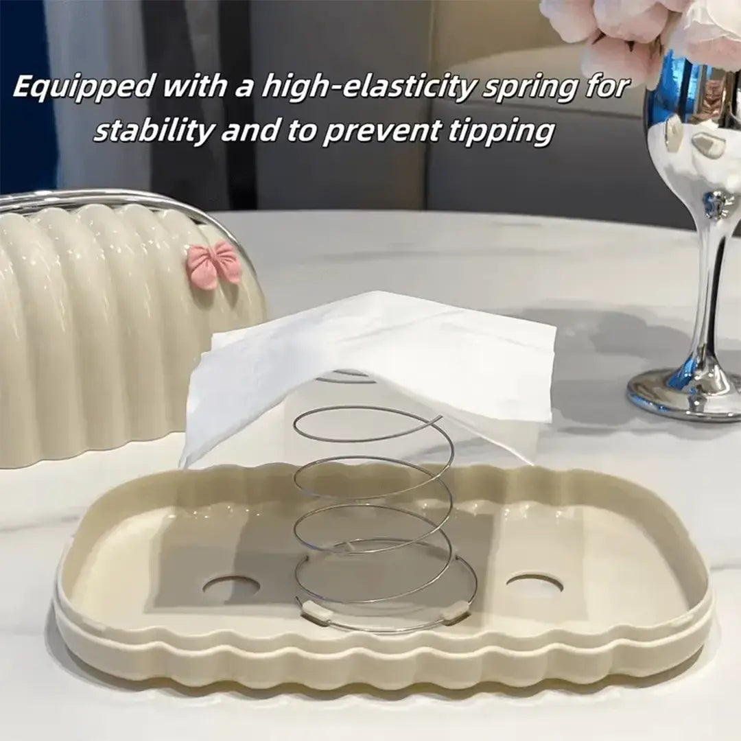 wave pattern tissue dispenser home decor