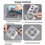 Buy Drain Hair Catcher Stickers Pack of 10 Pakistan