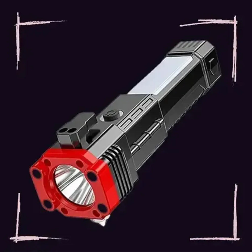 XPE LED torch with SOS strobe and telescopic zoom function